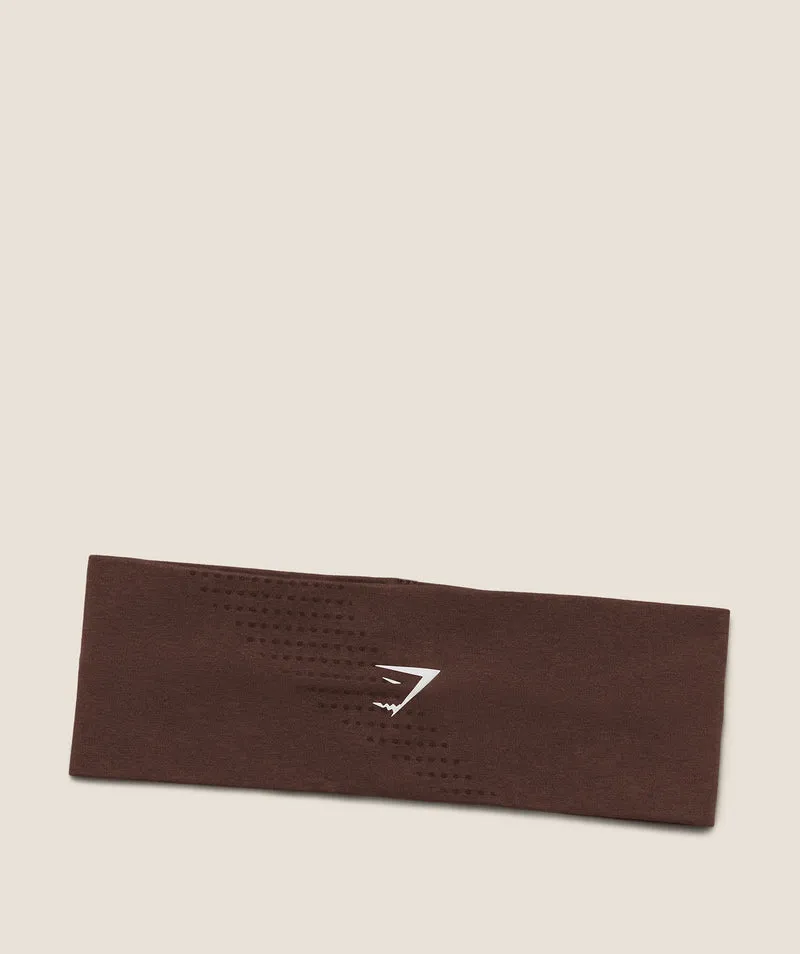 Gymshark Vital Headband - Rich Espresso Brown/Marl
