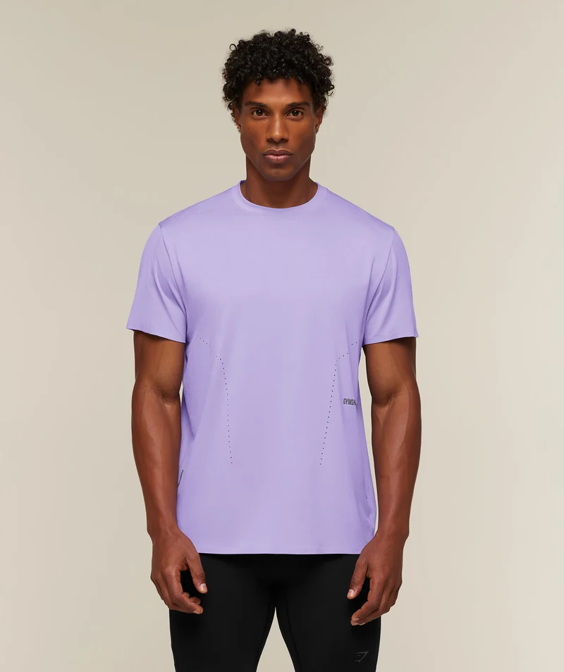 Gymshark Running Elite T-Shirt - Pace Purple