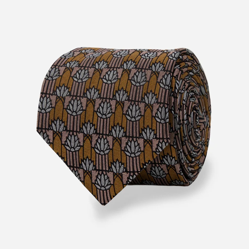 Sumac Weave Copper Tie