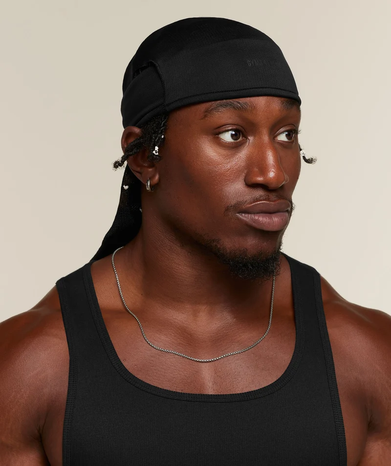 Gymshark Diffuse Sweat Headwrap - Black