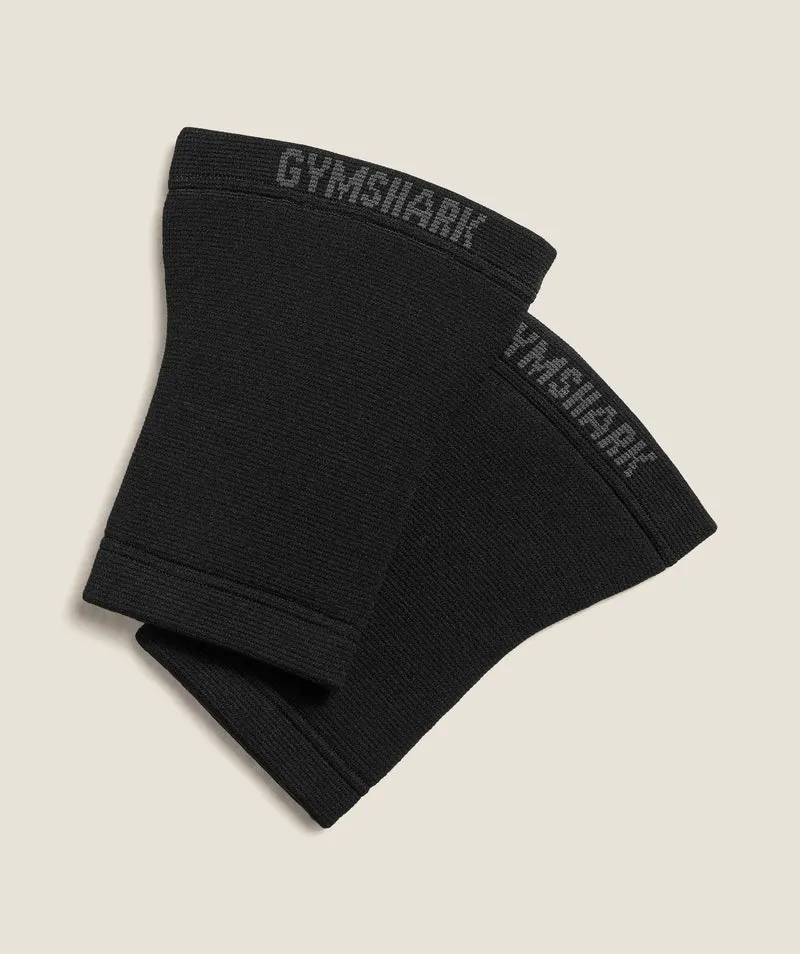 Gymshark Seamless Knee Sleeves - Black/Pitch Grey