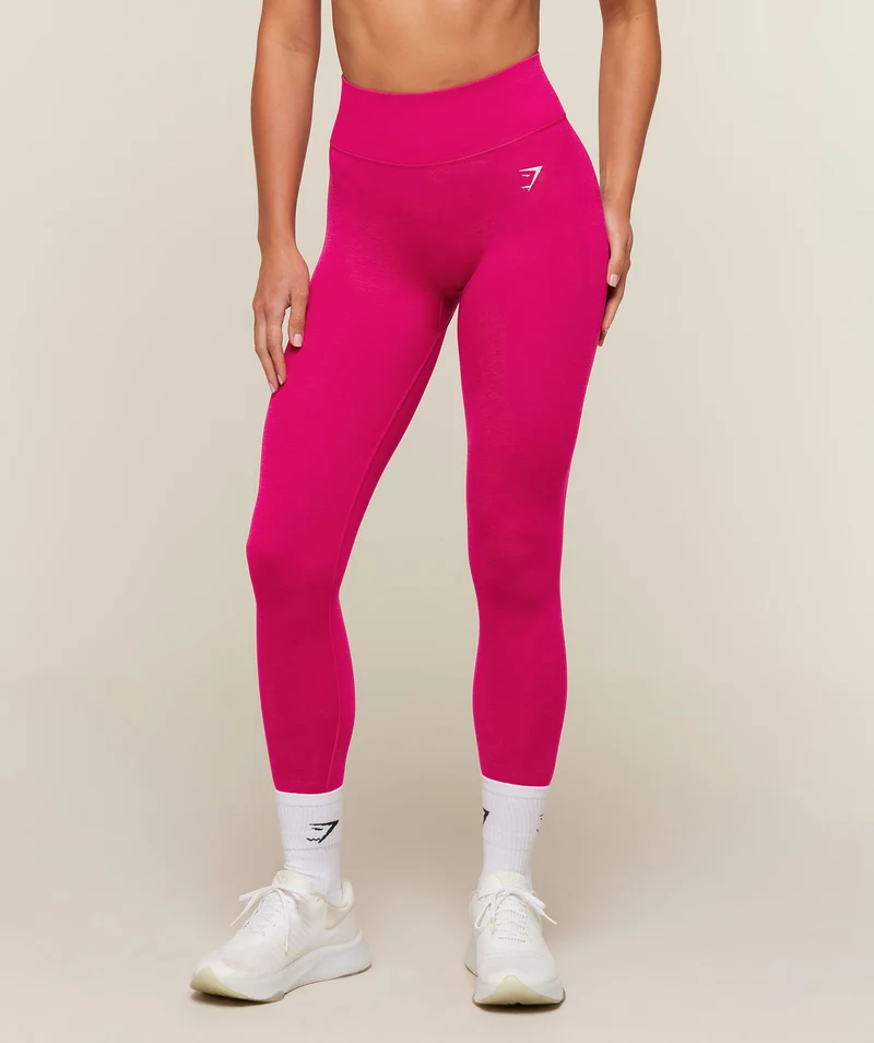 Gymshark Relay Seamless High-Rise Leggings - Performance Pink
