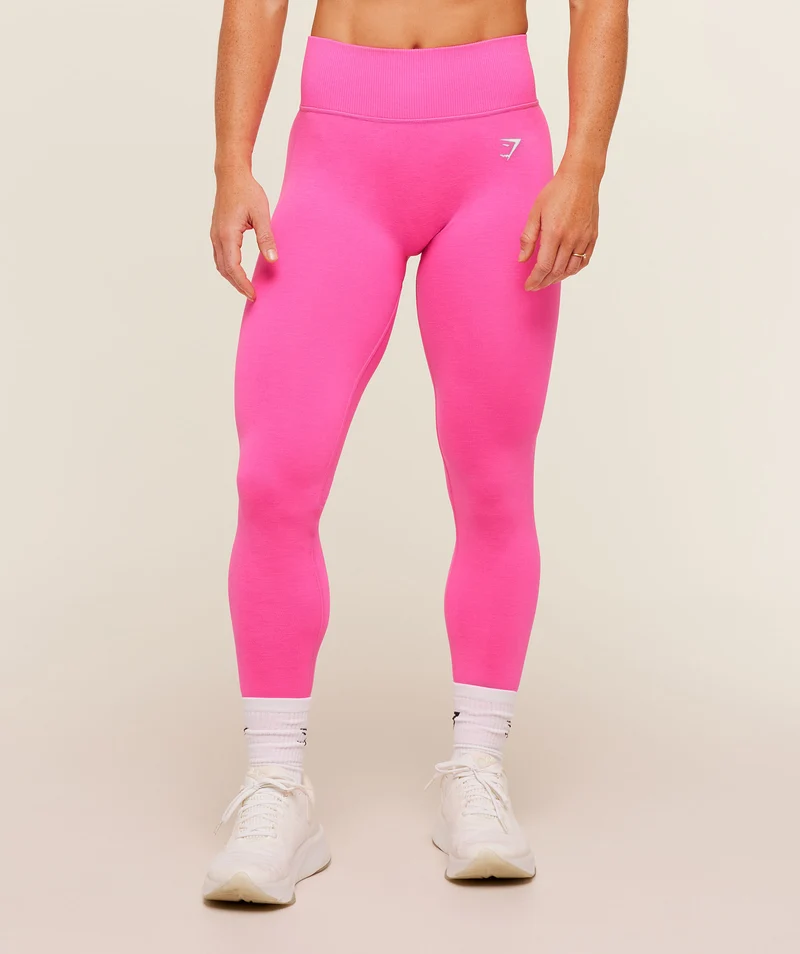 Gymshark Relay Seamless High-Rise Leggings - Electric Pink