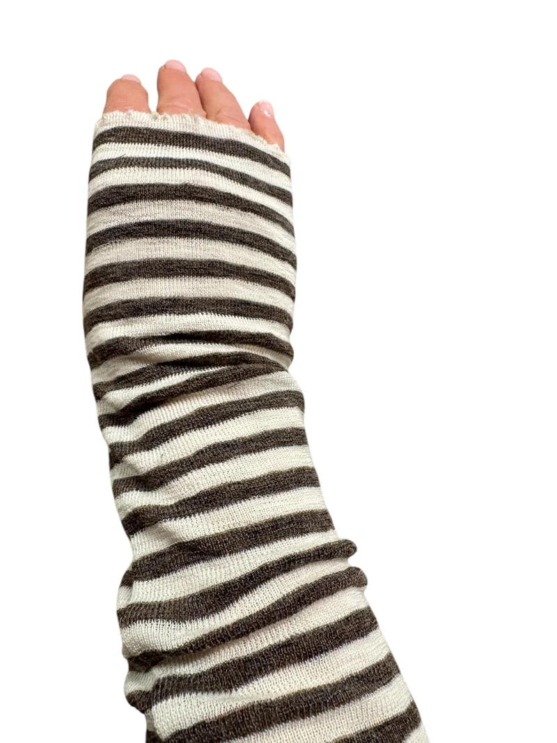 Pulsvarmere Raw White Earth Red (smale striper)