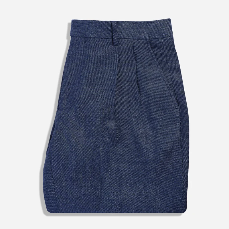 The Dearborn Linen Indigo Pant