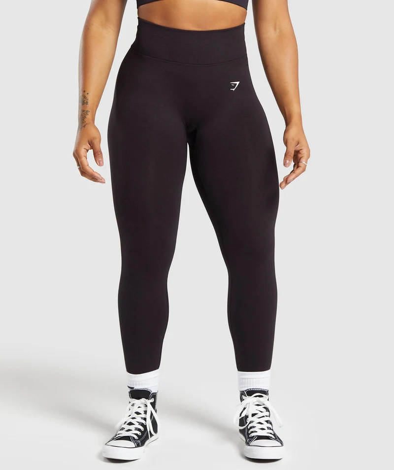 Gymshark Lift Seamless High-Rise Leggings - Bold Orange