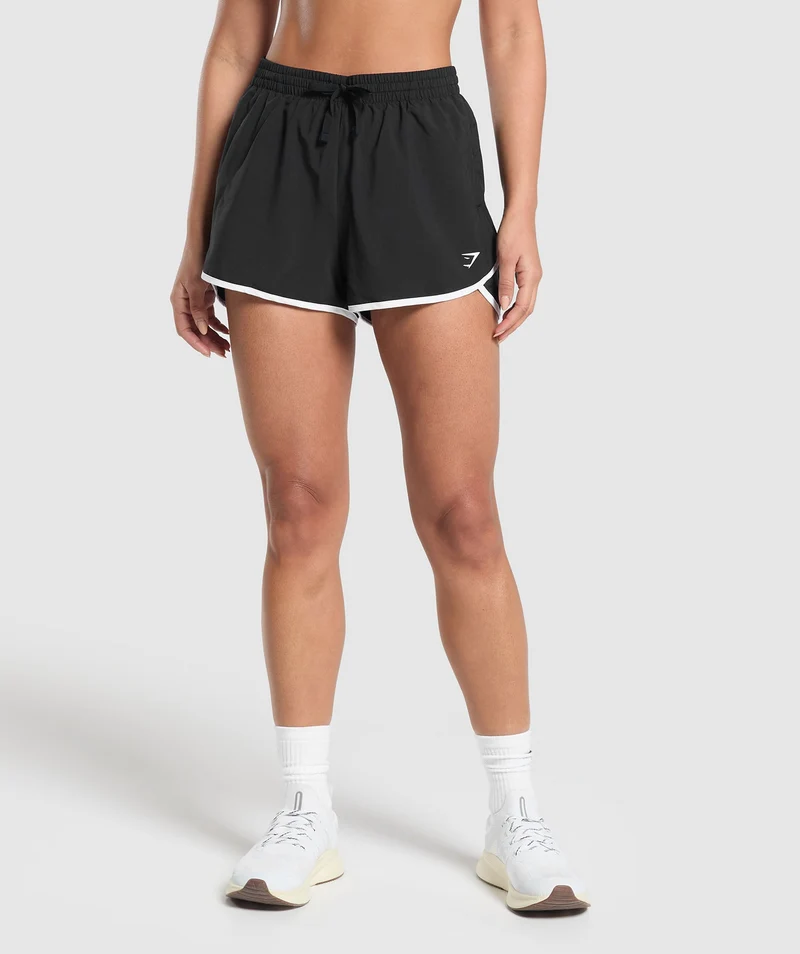 Gymshark Training Contrast Loose Shorts 2.5" - Black