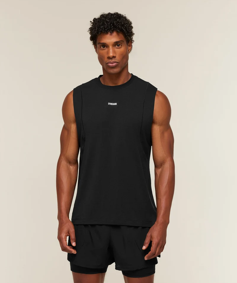Gymshark Super Soft Running Tank - Black