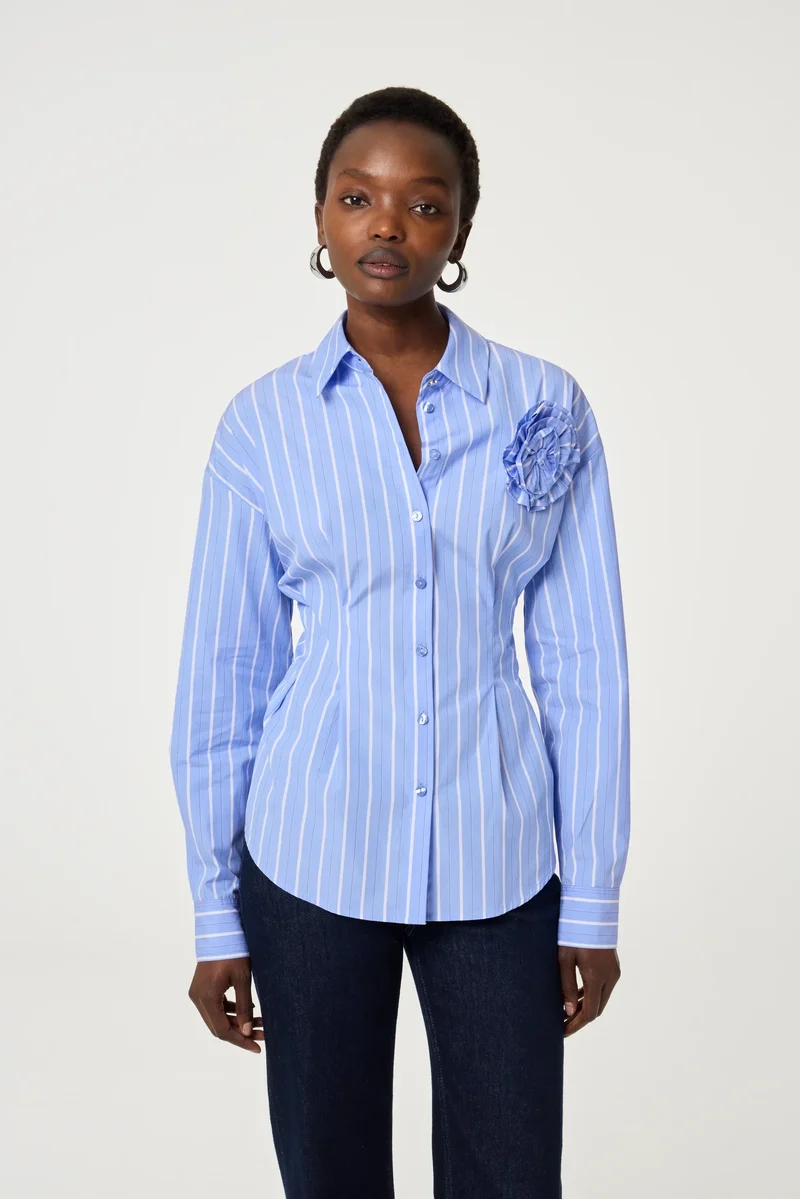 Irina Blouse - 3349 French Blue