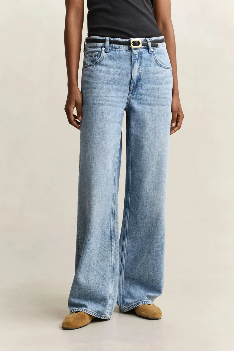 RELAXED JEANS - 982 SEMI LIGHT BLUE BROKEN IN