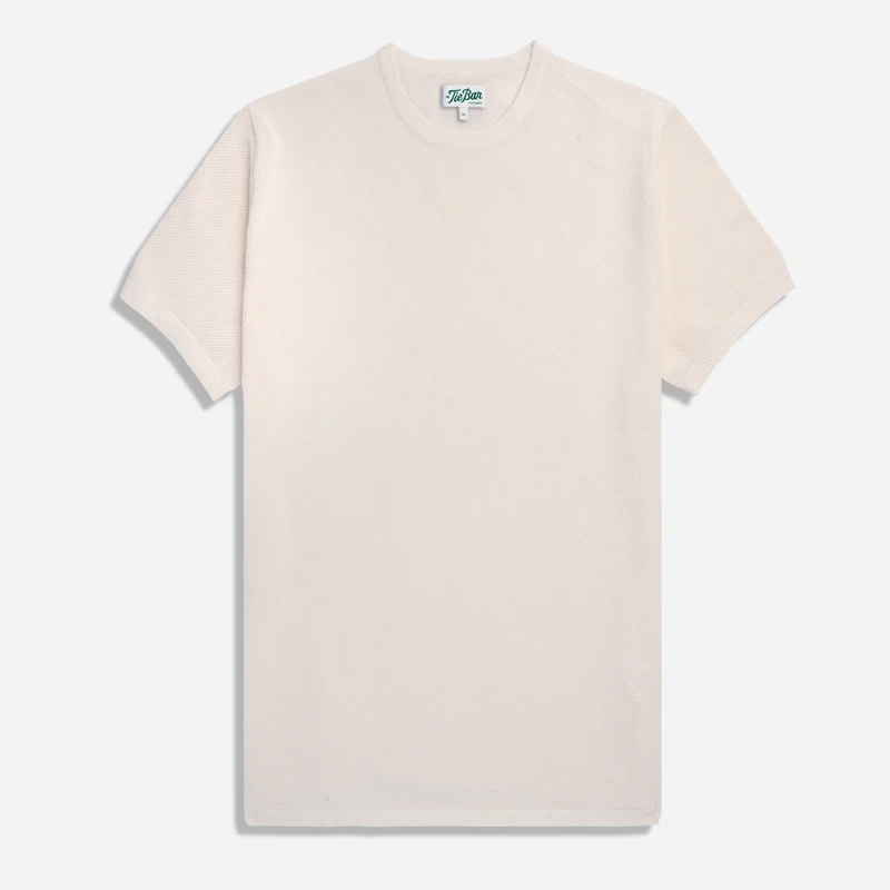 Pique Ivory Tee