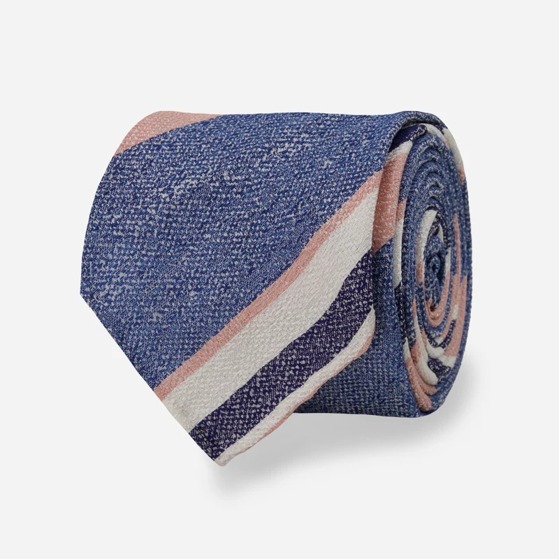 Sorrento Stripe Classic Blue Tie
