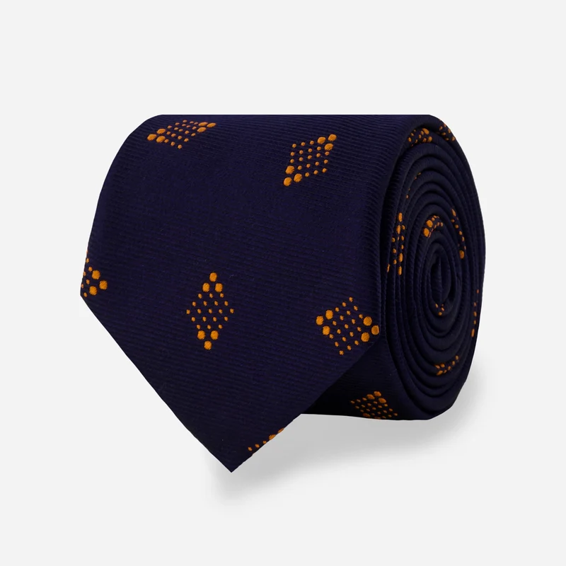 Acero Geo Navy Tie