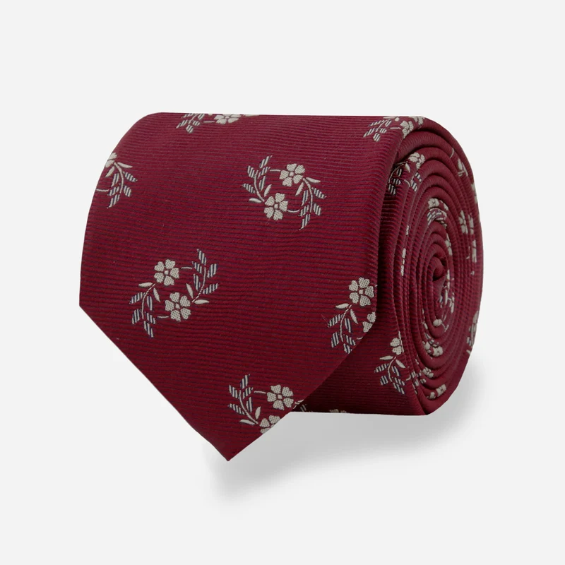 Ferrara Floral Wine Tie