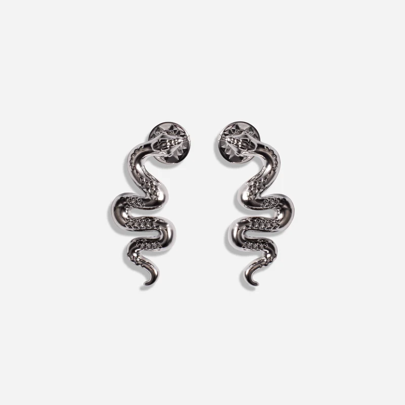 Snake Collar Silver Pin