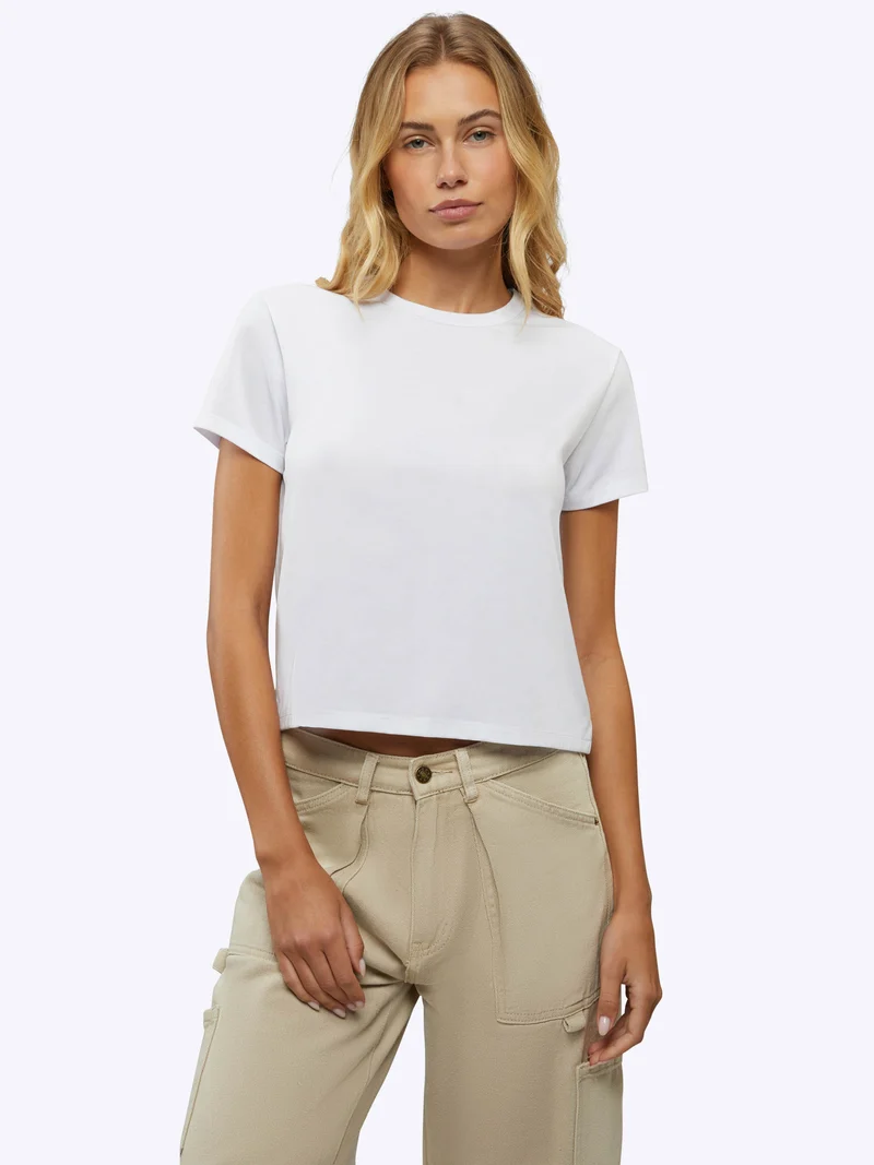 Almost Friday Tee | White Classic-fit PYCA Pro®