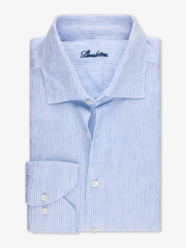 Regular, C72 RC cuff Casual - 102 Light blue stripe