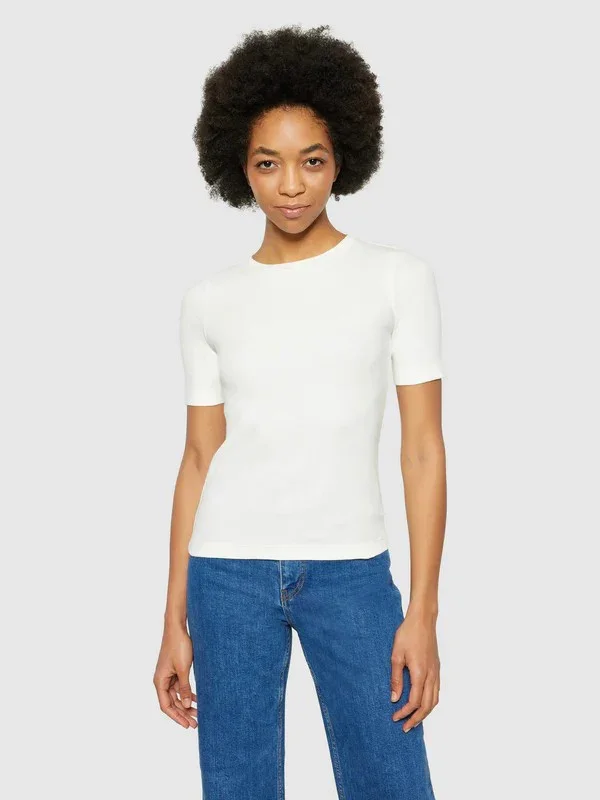 Rib t-shirt - 1007 Star White