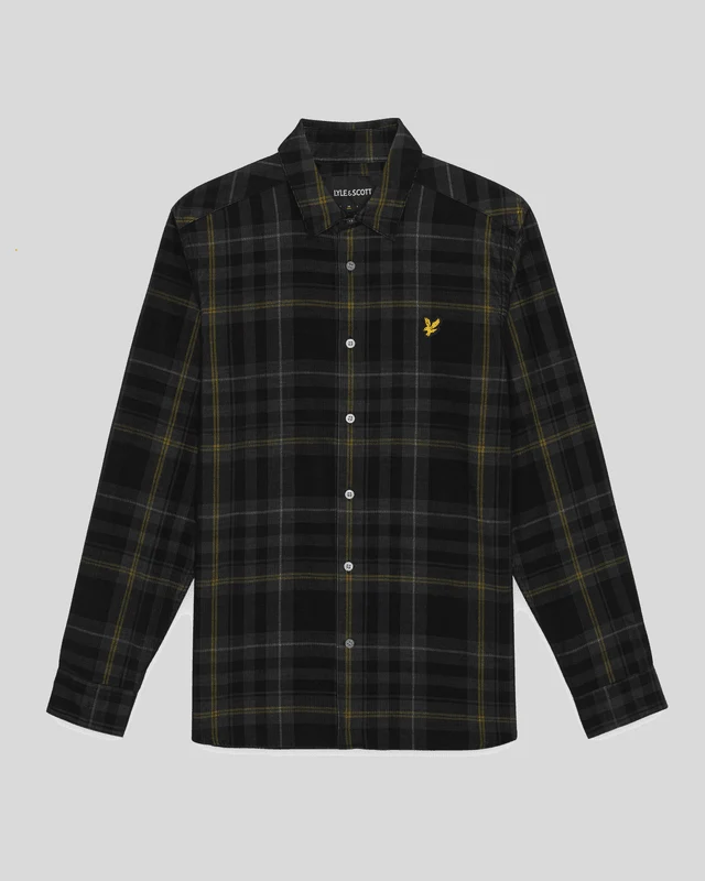Tartan Check Corduroy Shirt