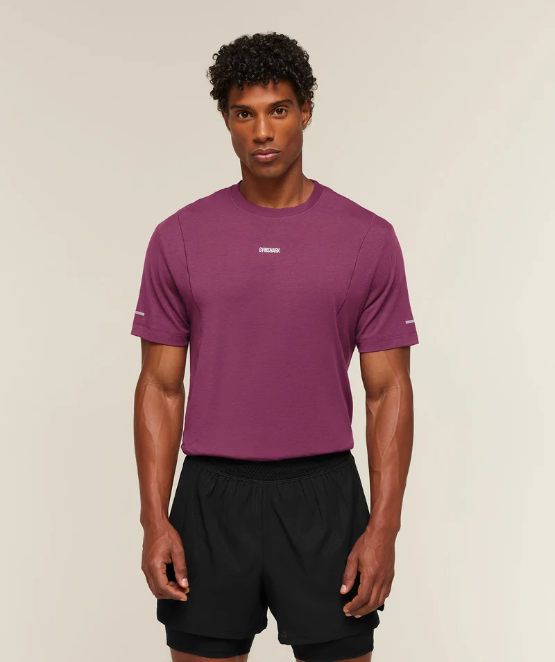Gymshark Super Soft Running T-Shirt - Strength Pink