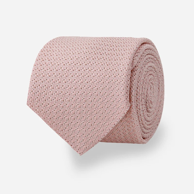 Solid Grenadine Mauve Tie