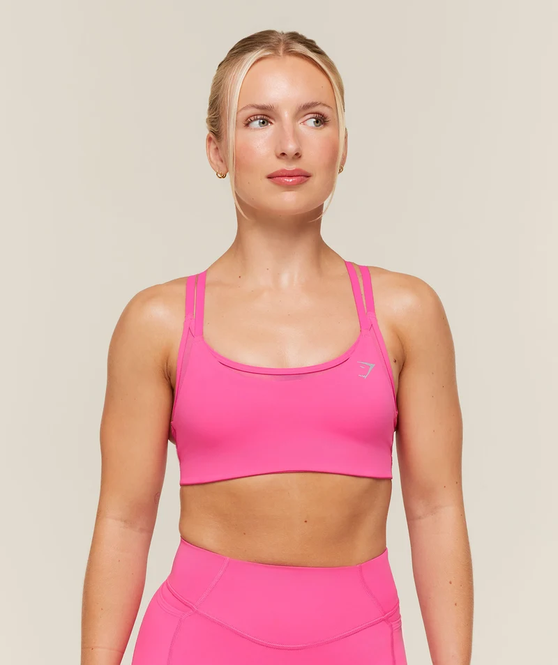 Gymshark Hybrid Sports Bra - Energy Pink