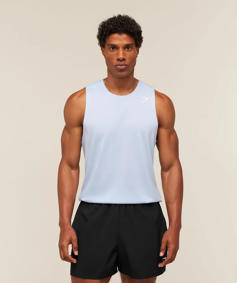 Gymshark Arrival Tank - Tranquil Blue