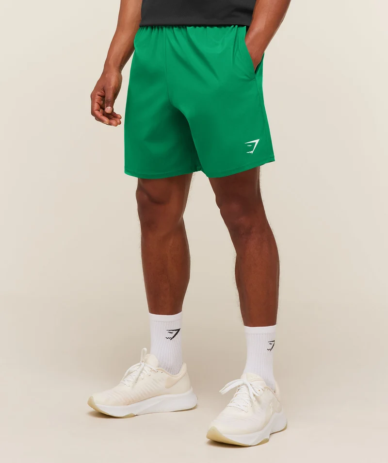 Gymshark Arrival 7" Shorts - Track Green