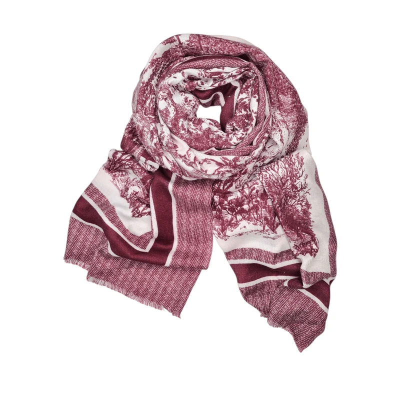 Skjerf WJY-26034 Burgunder