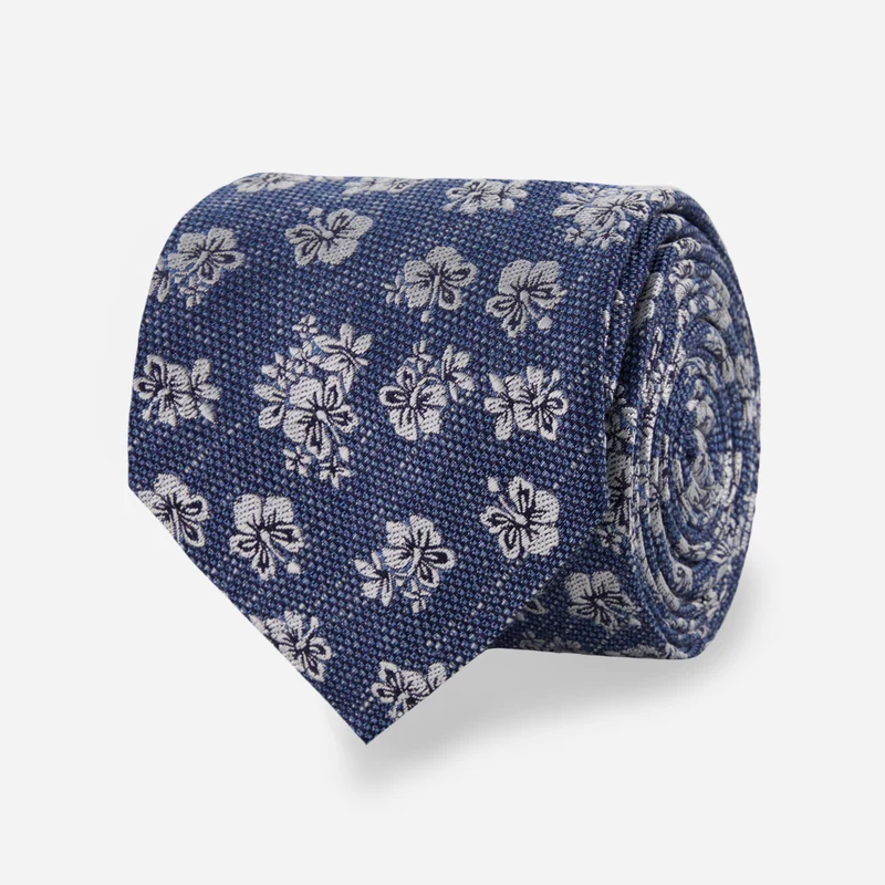 Sardegna Floral Navy Tie