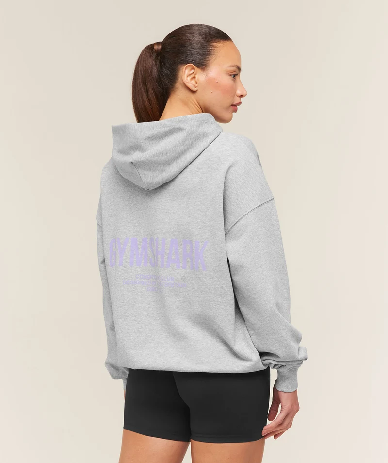 Gymshark Conditioning Club Hoodie - Light Grey Core Marl