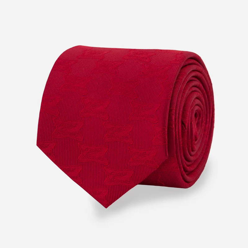 The Tie Bar x Miller High Life Soft Cross Icon Red Tie