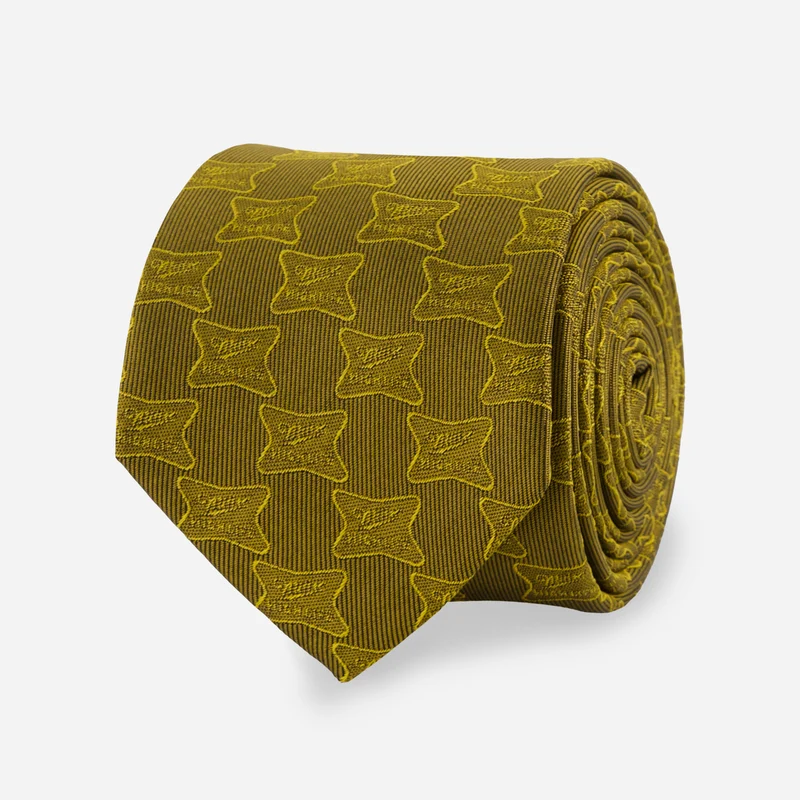 The Tie Bar x Miller High Life Soft Cross Icon Gold Tie