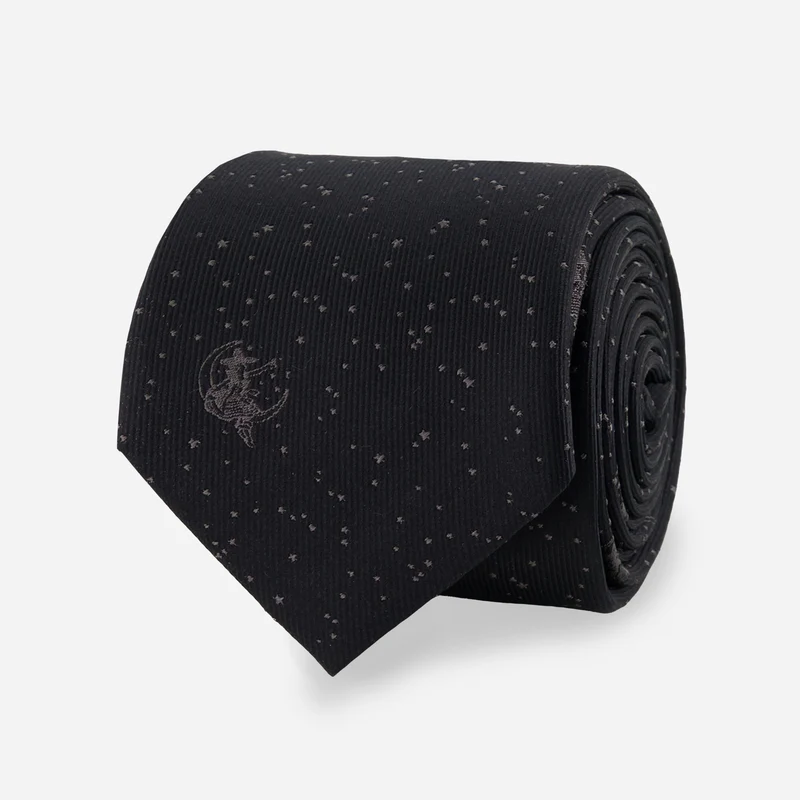 The Tie Bar x Miller High Life Girl in The Moon Black Tie