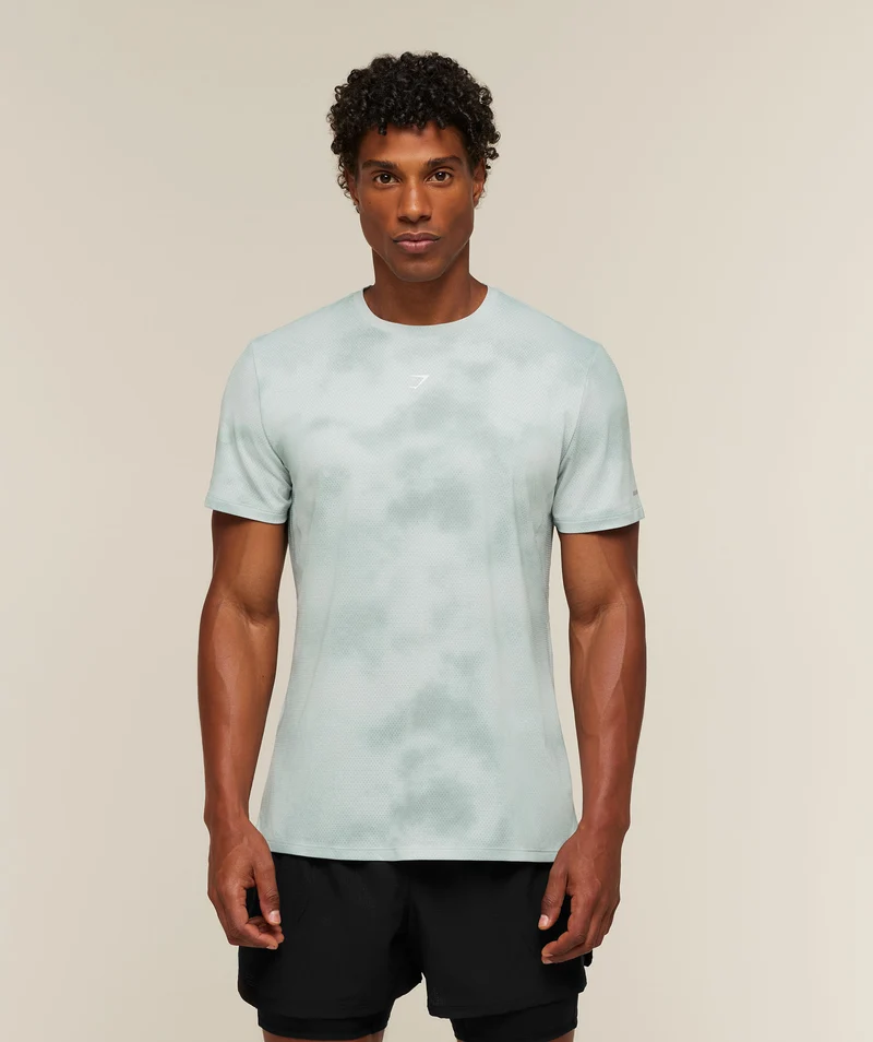 Gymshark Running T-Shirt - Light Grey