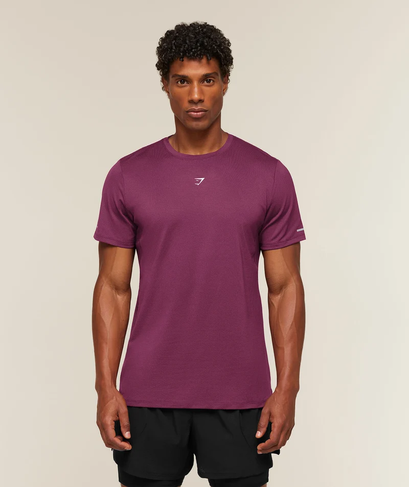 Gymshark Running T-Shirt - Strength Pink
