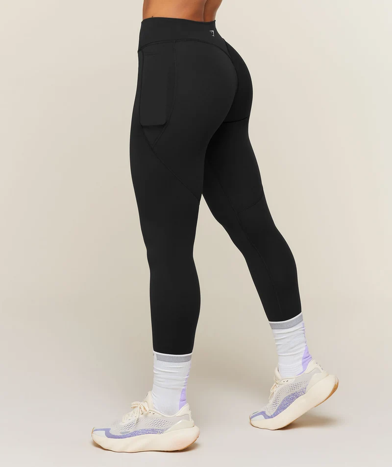 Gymshark Running Pocket Leggings - Black