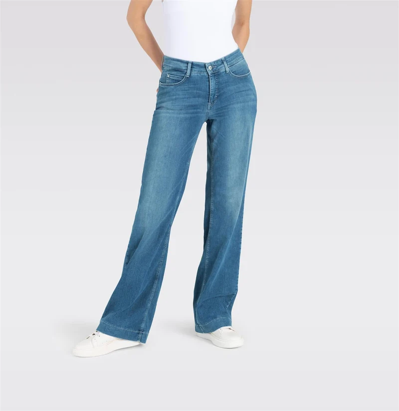 MAC Dream Wide Jeans – Summer Mid Blue Wash