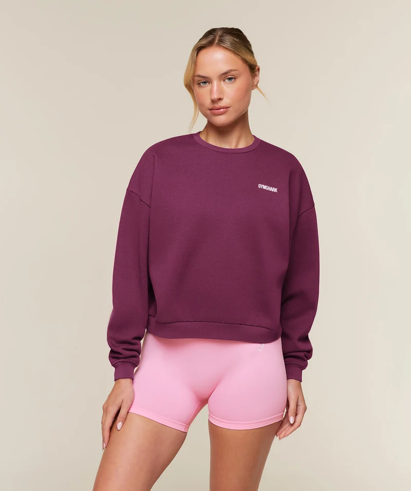 Gymshark Cosy Luxe Sweatshirt - Strength Pink