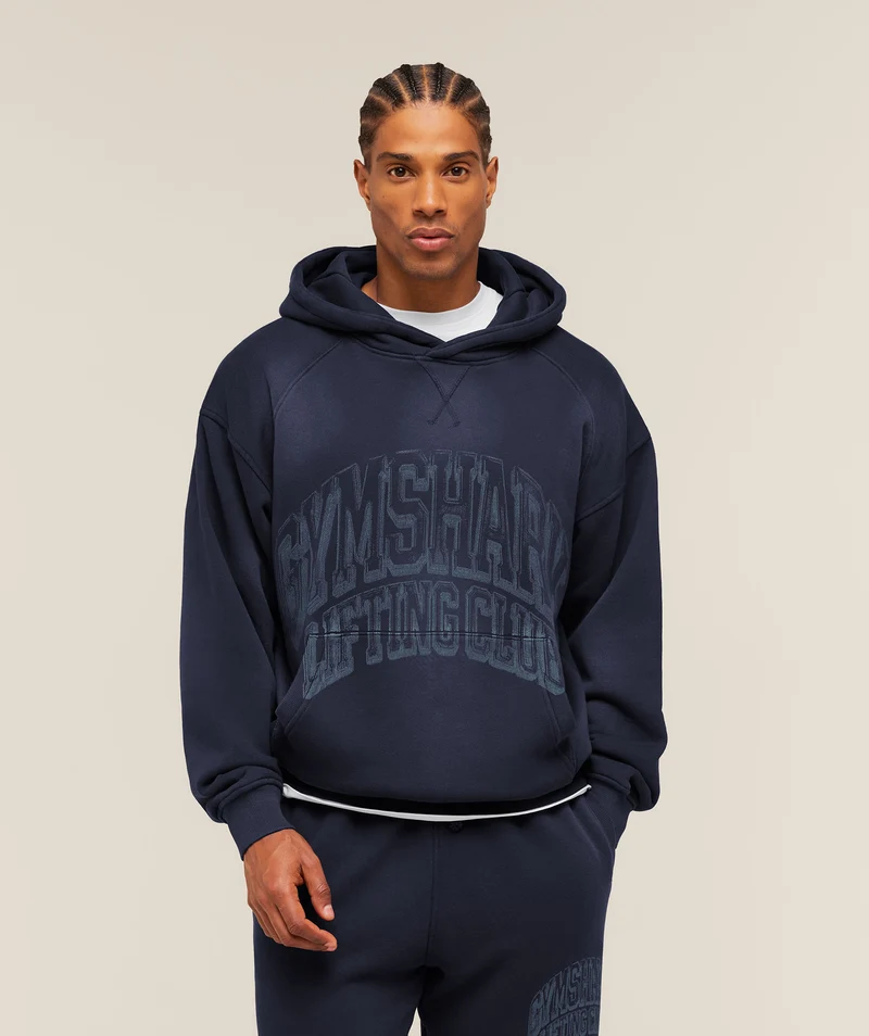 Gymshark GSLC Hoodie - Heavy Blue/Wash