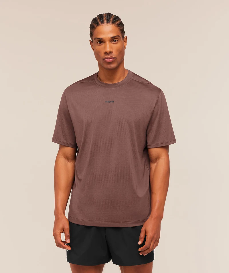 Gymshark Train T-Shirt - Espresso Brown