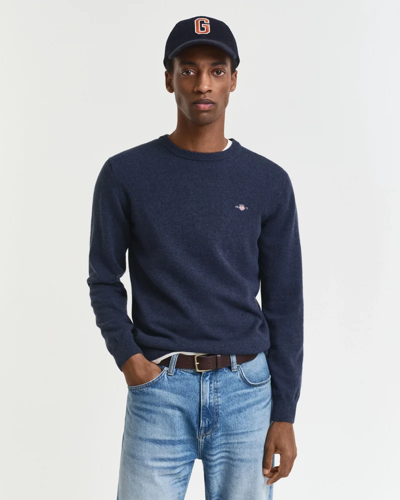 SUPERFINE LAMBSWOOL C-NECK - 480
