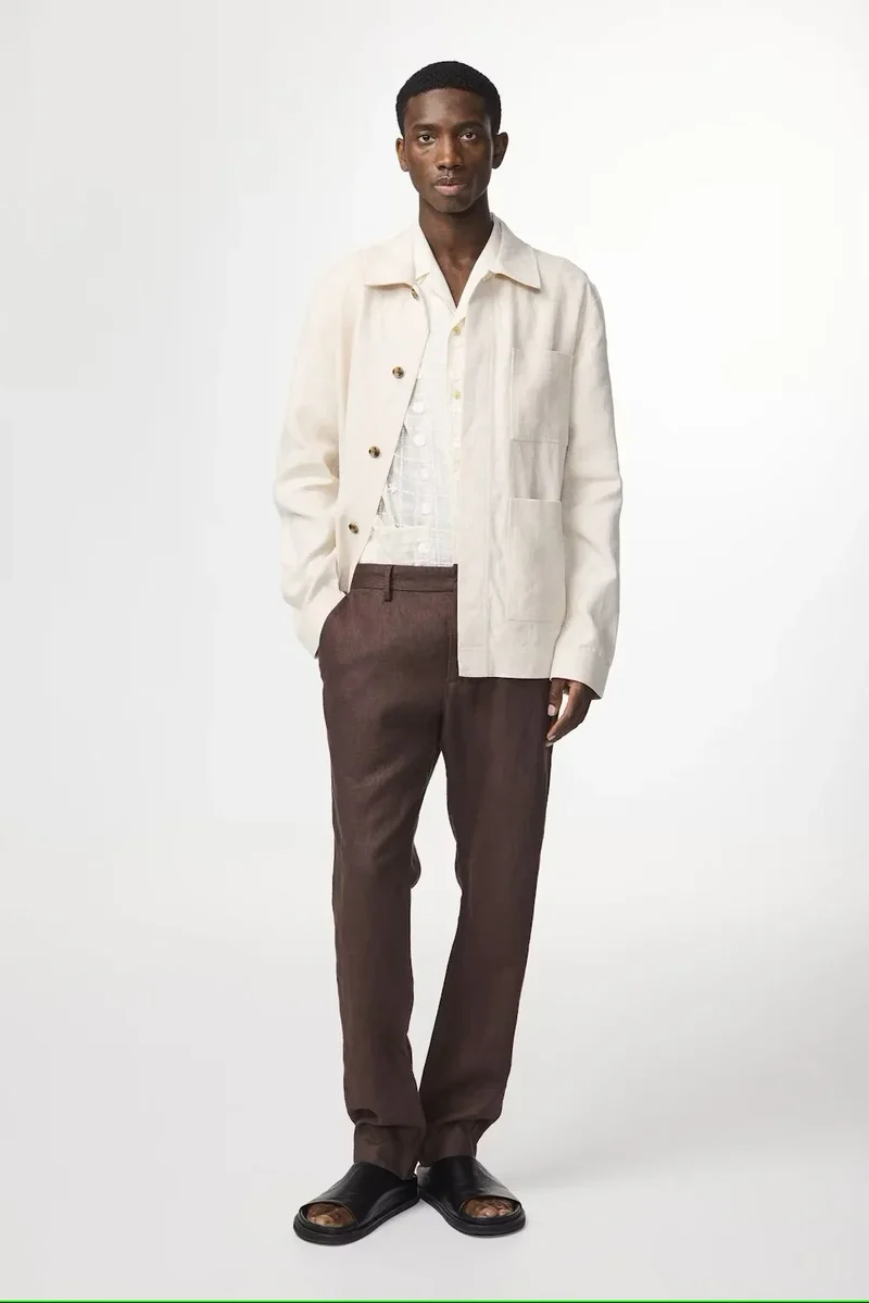 Theo Linen 1454 - COFFEE