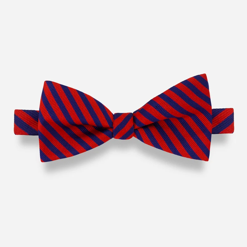Alma Mater Heritage Hotty Toddy Repp Red Bow Tie
