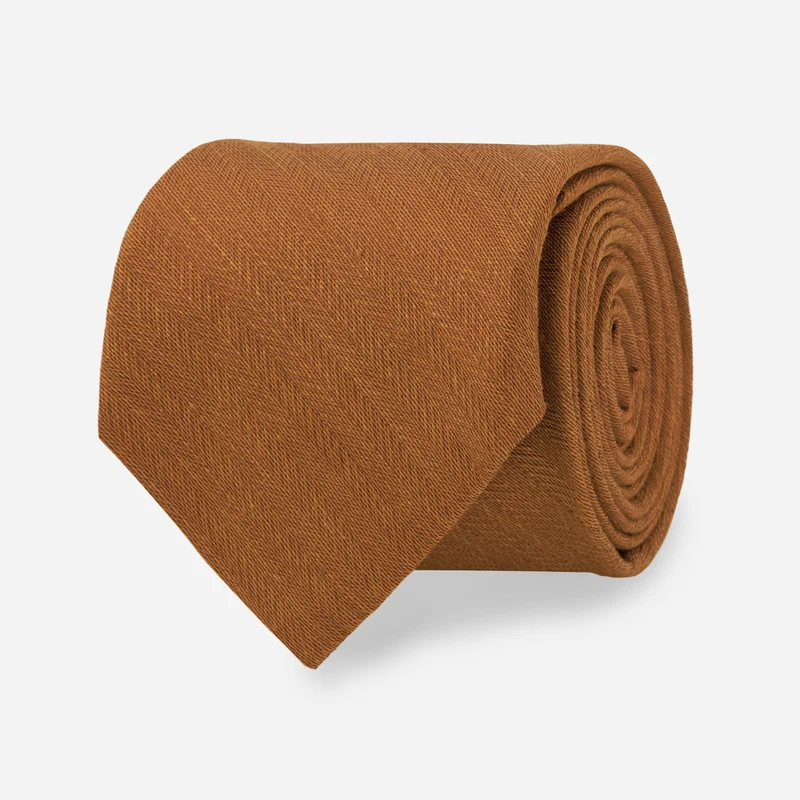 Alleavitch Herringbone Copper Tie