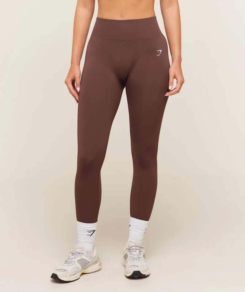 Gymshark Everyday Seamless Leggings - Espresso Brown