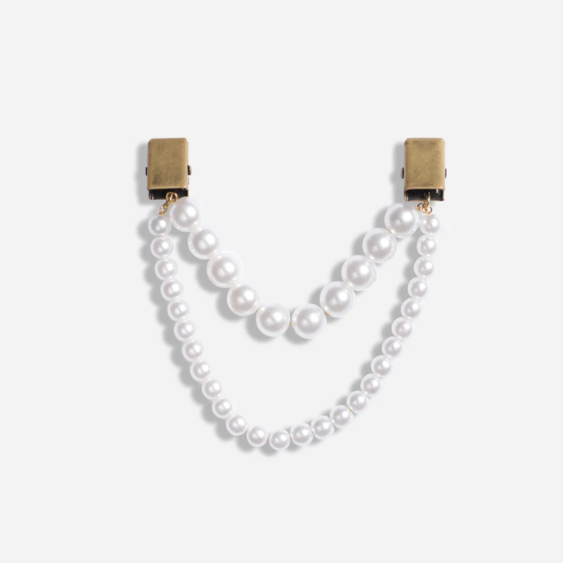 Double Strand Pearl Collar Chain