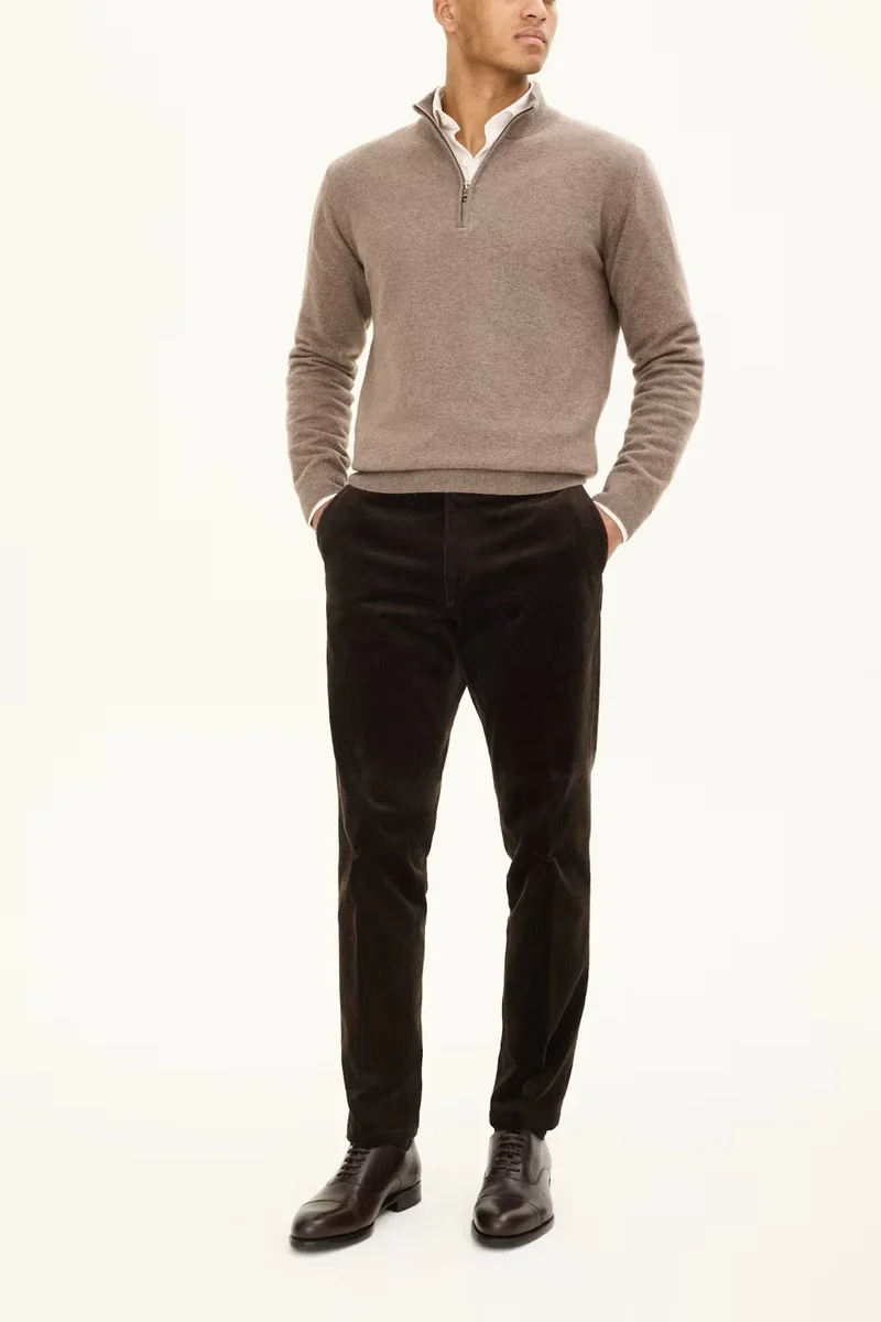Patton Half Zip - 406 Walnut Beige