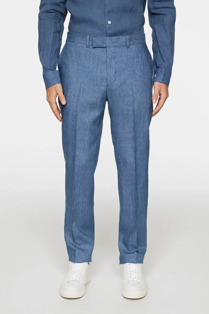 Grant Super Linen Pants - O539 Rain Washed