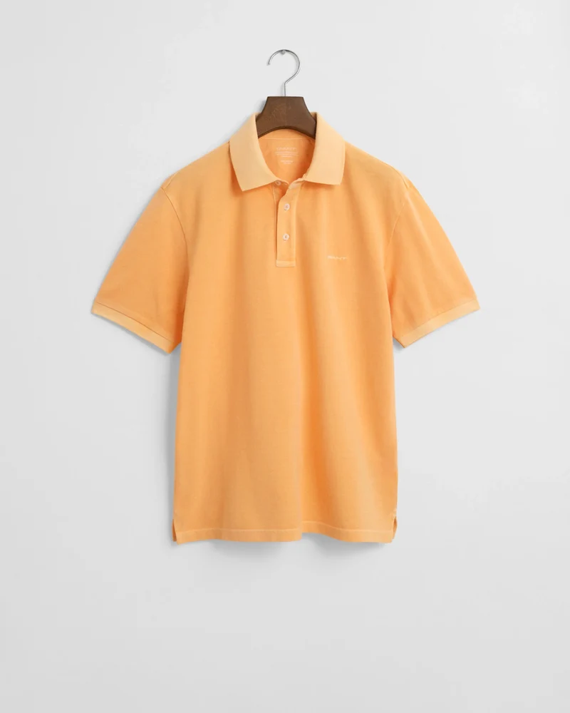 SUNFADED SS POLO - 848 Peachy Orange